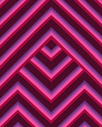 Gradient Chevron V Abstract Design Rug