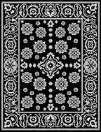 Classic Floral Border With Inner Medallions Rug