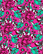 Abstract Floral Whimsical Pattern Rug