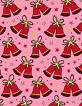 Red Bells Festive Pattern Rug