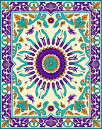Mandala Floral Pattern Rug