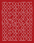 Intertwined Linear Abstract Design Rug