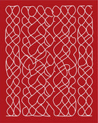 Intertwined Linear Abstract Design Rug