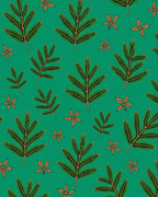 Foliage Floral Tropical Pattern Rug