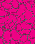 Bright Pink Organic Cell Pattern Rug