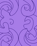 Purple Abstract Swirl Design Rug