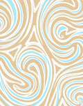 Abstract Swirl Pattern Design Rug