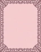 Ornate Scrollwork Filigree Design Rug
