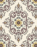 Floral And Vine Medallion Pattern Rug