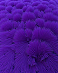 Vibrant Purple Abstract Swirl Pattern Rug