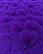 Vibrant Purple Abstract Swirl Pattern Rug