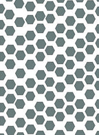 Geometric Hexagon Pattern Design Rug