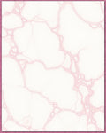 White Pink Veined Marble Pattern Rug
