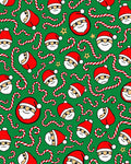 Jolly Santa Candy Cane Festive Rug