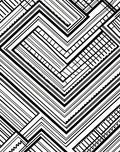 Abstract Linear Geometric Pattern Design Rug