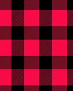 Bold Red and Black Buffalo Check Rug