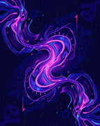 Nebula Flow Cosmic Swirl Rug
