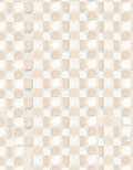 Soft Checkered Square Pattern Rug