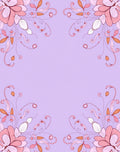 Floral Swirls Pastel Pattern Rug