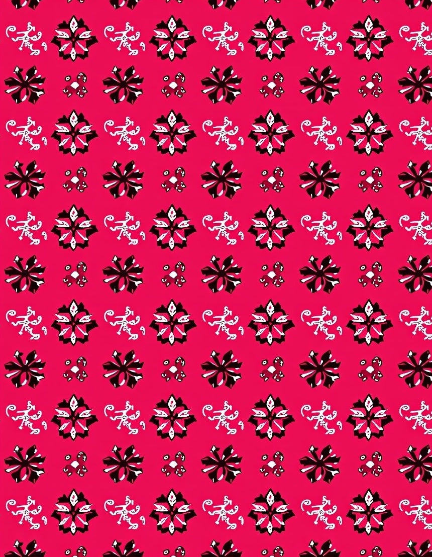 Floral Swirl Pattern Design Rug
