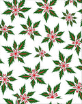 Ornate Red Green Floral Pattern Rug