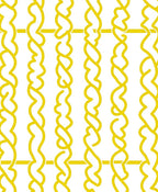 Golden Braided Rope Pattern Rug