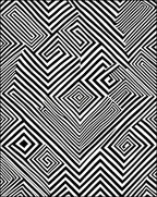 Optical Illusion Geometric Pattern Rug