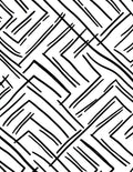 Abstract Line Art Geometric Pattern Rug