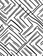 Abstract Line Art Geometric Pattern Rug