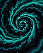 Deep Space Swirl Rug