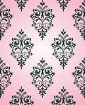 Elaborate Floral Scroll Pattern Rug