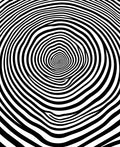 Abstract Swirl Optical Illusion Rug