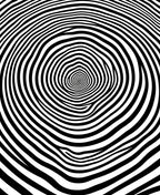 Abstract Swirl Optical Illusion Rug
