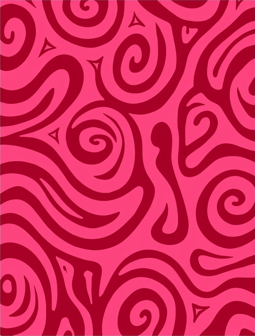 Bold Swirls Pattern Rug
