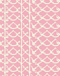 Ornate Lattice with Stylized Bows Pattern Rug