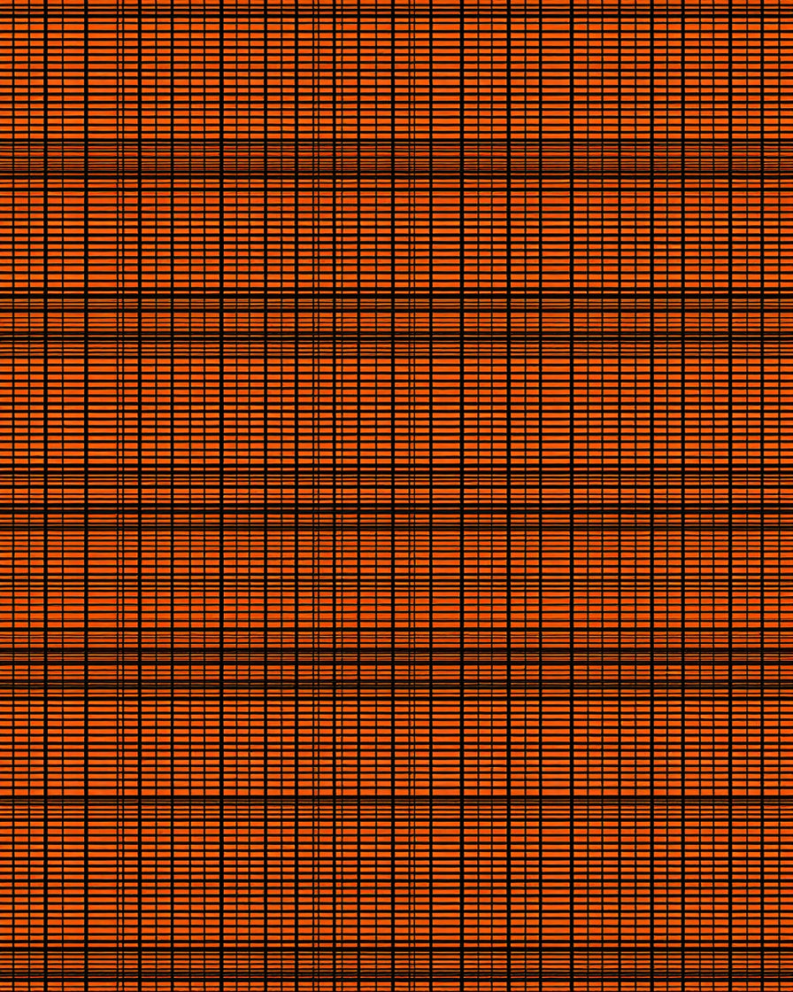 Bold Orange Wide Stripe Rug