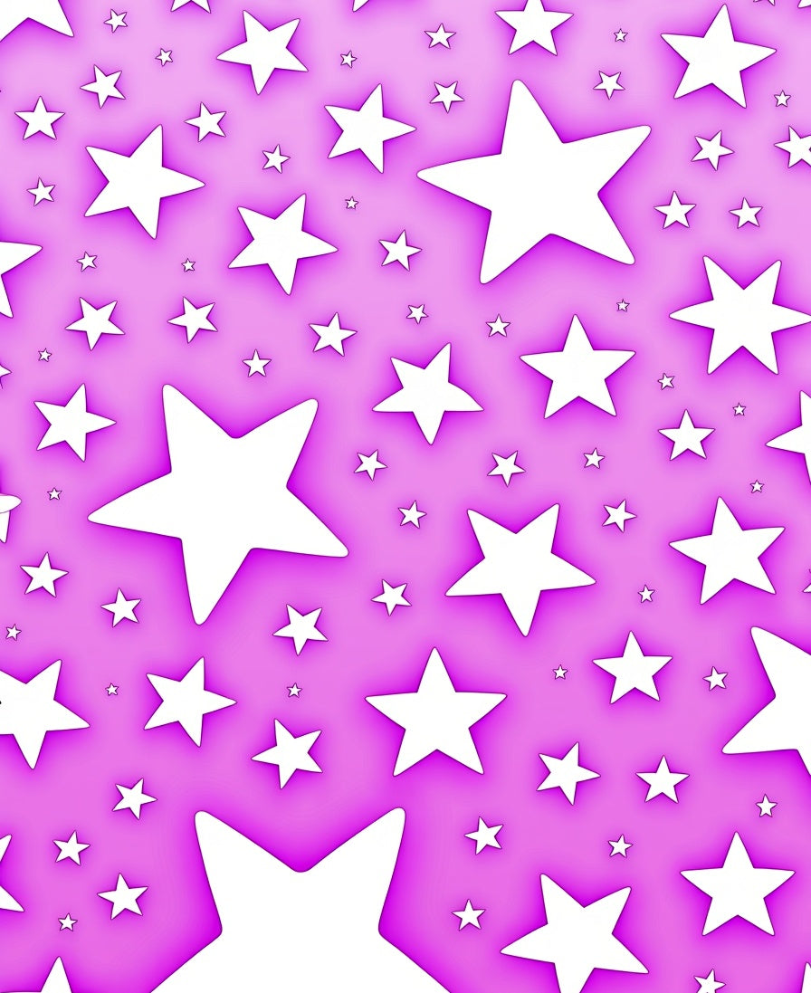 Pink Starburst Pattern Rug