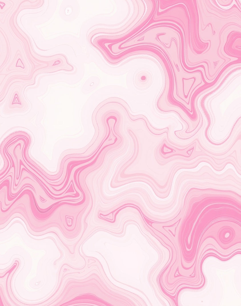 Pink Swirl Agate Patterned Rug