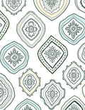 Distressed Boho Style Medallions Rug