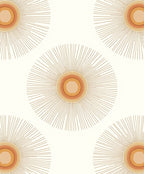 Minimalist Sun Burst Pattern Rug