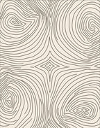 Wood Grain Contour Pattern Rug
