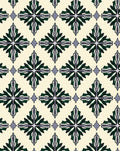 Classic Floral Diamond Pattern Rug