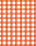 Abstract Red White Checked Pattern Rug