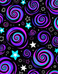 Cosmic Swirls and Stars Rug