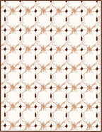 Elegant Floral Swirls Geometric Pattern Rug