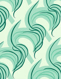 Abstract Swirls Arches Pattern Rug