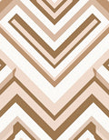 Geometric Chevron Warm Neutral Pattern Rug