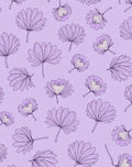 Floral Print With Lavender Hues Rug