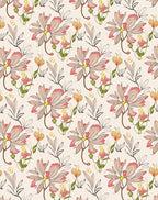 Abstract Floral Line Art Wonder Rug