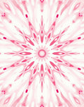 Pink Floral Mandala Pattern Rug